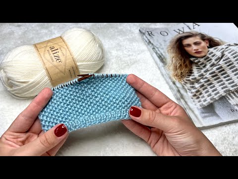 Видео: ПРИГОДИТСЯ ТОЧНО! РЕЛЬЕФНЫЙ УЗОР БИСЕР Вязание Узоры спицами