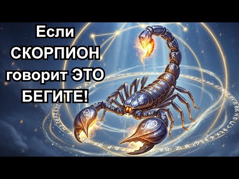 Видео: Если СКОРПИОН говорит ЭТО БЕГИТЕ!