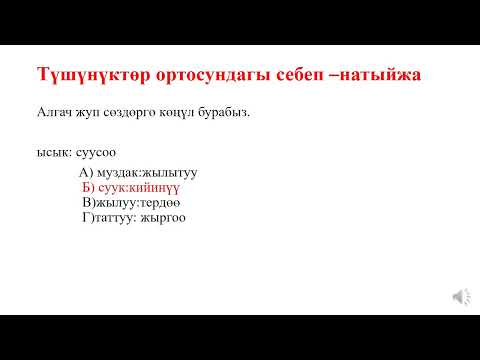Видео: Жалпы республикалык тестке даярданабыз. Аналогия №6