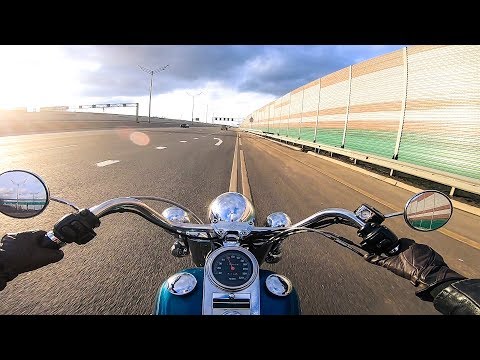 Видео: Купил FatBoy - жена не пустила домой. Harley-Davidson FatBoy 1995.