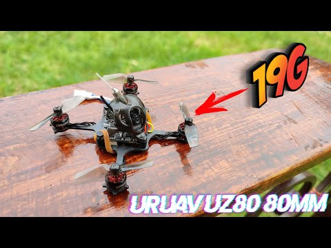 Видео: URUAV UZ80 нано гонка для двора весом 19г!!! Шпарит оч весело...