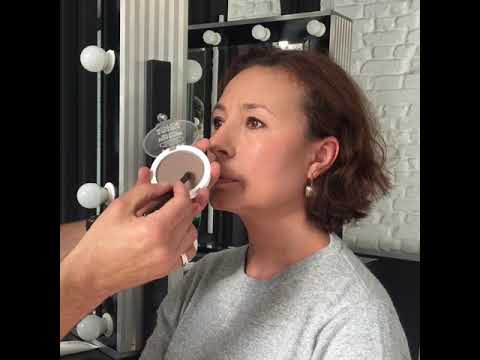 Видео: Убираем нависшее веко и Создаём тональник, румяна и скульптор с «нуля», только пигменты!