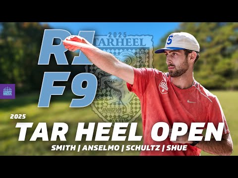Видео: Yeet Street Discs представляет 24-й турнир Tar Heel Open | R1F9 | Смит, Ансельмо, Шульц, Шу |