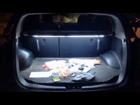 Видео: Скрытая подсветка багажника / Hidden light to car trunk KIA Sportage 2010-