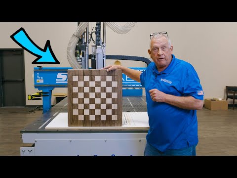 Видео: ShopSabre CNC — шахматная доска на фрезерном станке серии IS