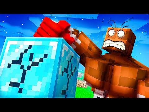 Видео: ЧТО БУДЕТ ЕСЛИ СЛОМАТЬ АЛМАЗНЫЙ БЛОК РУКОЙ В МАЙНКРАФТ?! Minecraft