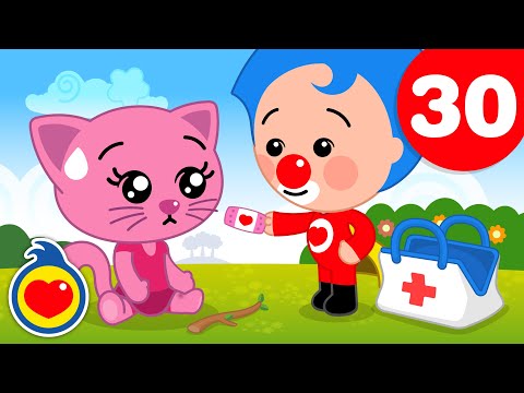 Видео: Ай,  я поранился ♫ И еще много веселых песен (30 мин) ♫ Плим Плим