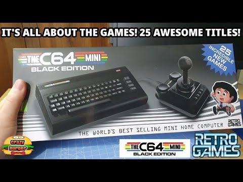 Видео: C64 Mini Black Edition — всё для игр! 25 потрясающих современных инди-игр для C64!