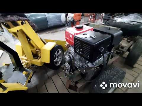 Видео: Как сделать педаль и привод газа. Самодельный минитрактор.