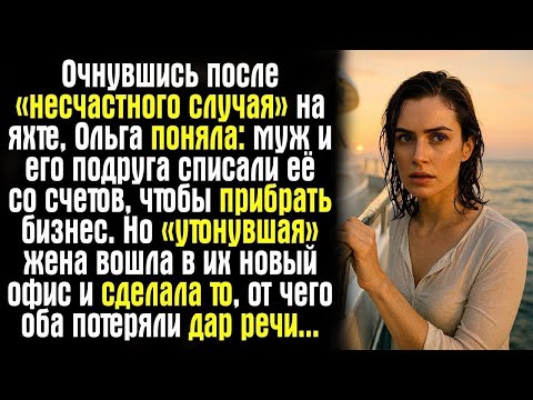 Видео: Очнувшись после «несчастного случая» на яхте, Ольга поняла： муж и его подруга списали её со счетов
