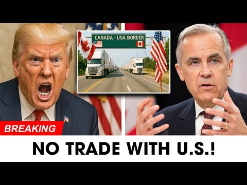 Видео: Канада наносит ответный удар — закрывает границу, пока Трамп не ответит на собственные пошлины!