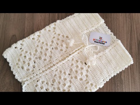 Видео: Бесшовная вязаная детская жилетка-кардиган