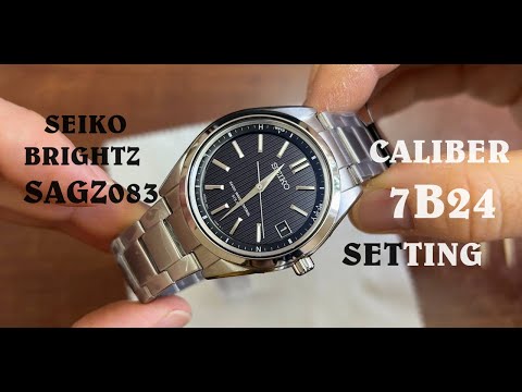Видео: Огляд та налаштування годинника SEIKO BRIGHTZ SAGZ083 [7B24] setting від BEZEL
