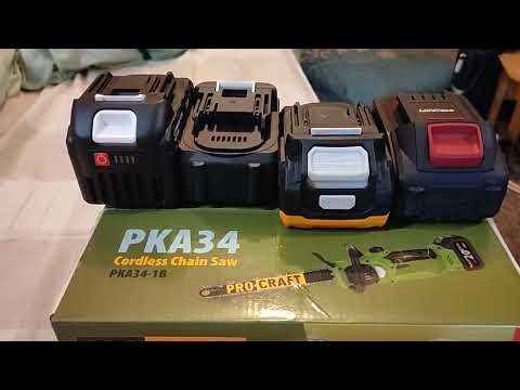 Видео: акумуляторна пила procraft pka 34