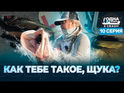 Видео: ЖЕСТЬ! ЩУКА НАБРОСИЛАСЬ на огромного бульдога! СМОТРЕТЬ ДО КОНЦА | «Одна в лодке» |2 сезон| 10 серия