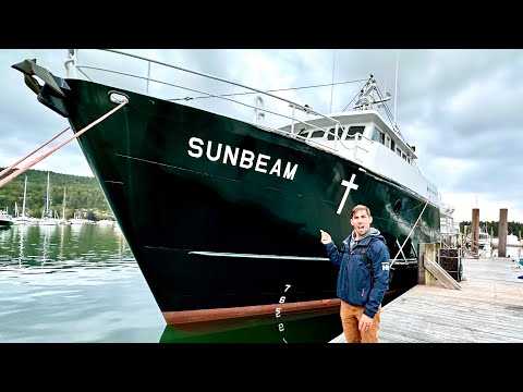 Видео: 74-футовый стальной траулер CUSTOM Tour — он используется не так, как вы думаете...