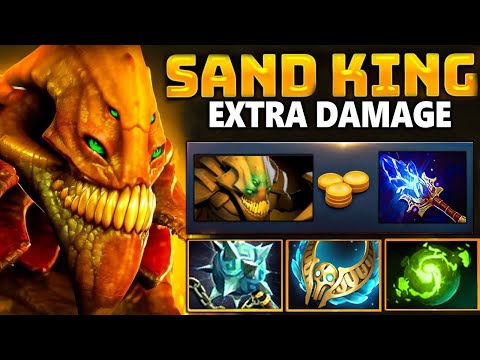 Видео: НАЙС УРОН.. SAND KING через СЕКРЕТНЫЙ БИЛД - ТОП 3 МИРА на СК Dota 2