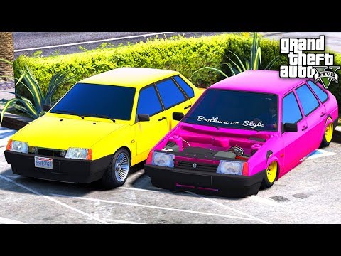 Видео: БИТВА ЛОХОВ В GTA 5 - ВАЗ 2109 ПРОТИВ ВАЗ 21099! ⚡ГАРВИН