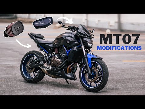 Видео: Модификации Yamaha MT 07