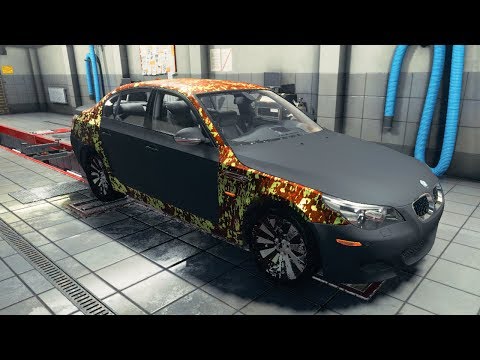 Видео: БИТАЯ BMW M5 Е60 С СВАЛКИ - НОВЫЙ ПРОЕКТ! ЧАСТЬ 1 l CAR MECHANIC SIMULATOR 2018