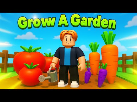 Видео: Grow a Garden: Вырастил лунную морковь, Пришли к нам Брейнроты.