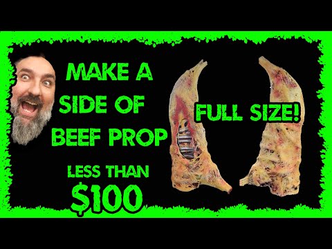 Видео: Видео с говяжьей половинкой