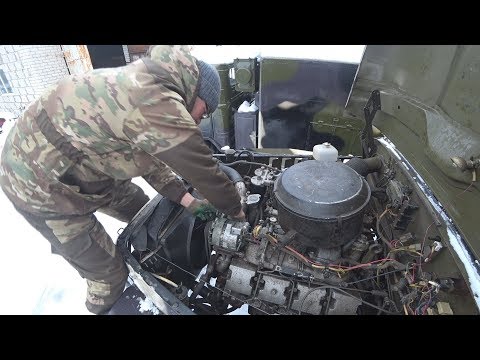 Видео: Газ 66 и Урал 4320 ремонт в моторном отсеке.