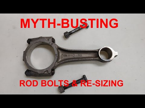 Видео: Разрушаем мифы о болтах и ​​изменении размеров шатунов