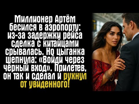Видео: Миллионер Артём бесился в аэропорту: из-за задержки рейса сделка с китайцами срывалась. Но цыганка..