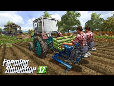 Видео: ПОМОГ БАБУШКЕ ПОСАДИТЬ КАРТОШКУ! СЛОМАЛСЯ ТРАКТОР! FARMING SIMULATOR 17