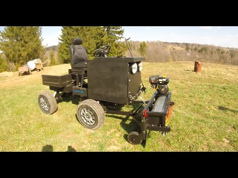 Видео: Мульчер косилка на минитрактор. Обзор. Первый удачный покос. Вместо триммера.