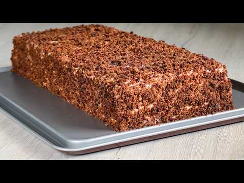Видео: Торт за 15 минут! На кефире!🥳НЕДОРОГОЙ, самый вкусный торт! Простой рецепт