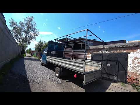 Видео: Установка тента от некста на газель фермер !!!