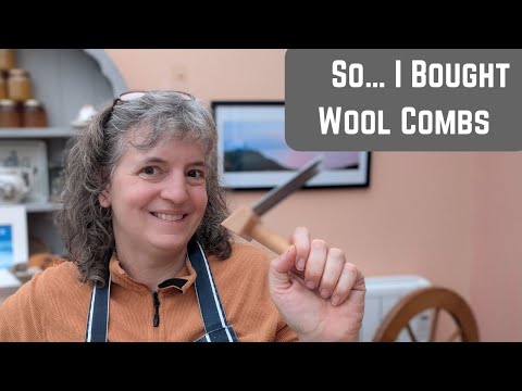 Видео: Испытываю новые расчески для шерсти на длинной шерсти Lincoln