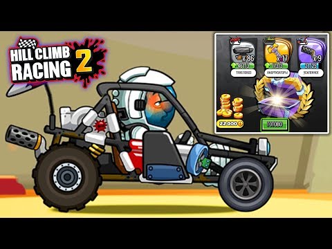 Видео: В погоне за ЛУННЫМИ СУНДУКАМИ на БАГГИ. Машинки Hill Climb Racing 2 андроид игры на прохождение