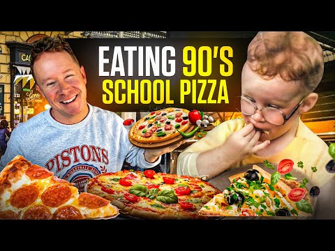 Видео: Я ела только пиццу из школьной пиццерии 90-х в течение 24 часов ✏️🍕