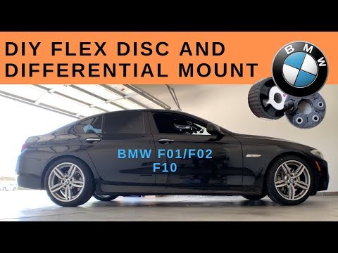 Видео: Инструкция: замена опоры дифференциала BMW F01/F10 + гибкий диск (Guibbo) [сделай сам]