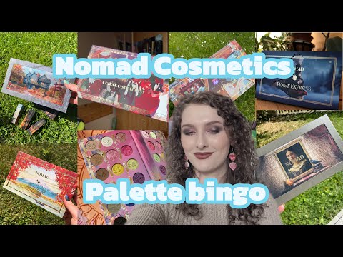 Видео: Ещё один раунд бинго по палеткам! При поддержке @nomadcosmetics