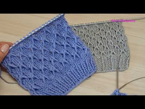 Видео: ШИКАРНЫЙ УЗОР ДЛЯ СВИТЕРА,КОФТЫ,КАРДИГАНА. МК для начинающих.