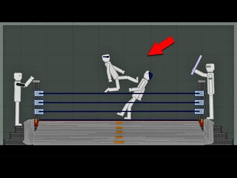 Видео: СМEРТЕЛЬНЫЙ БОЙ НА РИНГЕ! ДЖОНИ ПРОТИВ САШИ КВ | PEOPLE PLAYGROUND