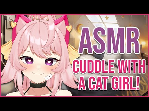 Видео: [ASMR] Обнимись с девушкой-кошкой! Мяуканье, мурлыканье, близкое дыхание и многое другое!
