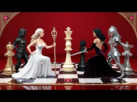 Видео: Борьба тяжелых фигур - атака на короля ч.2