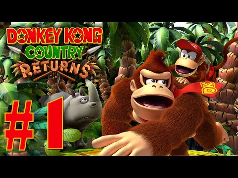 Видео: Donkey Kong Country Returns - Эпизод 1