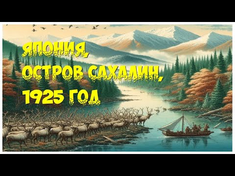 Видео: Япония, остров Сахалин . 1925 г.