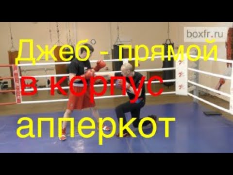 Видео: Правый прямой в живот и апперкот