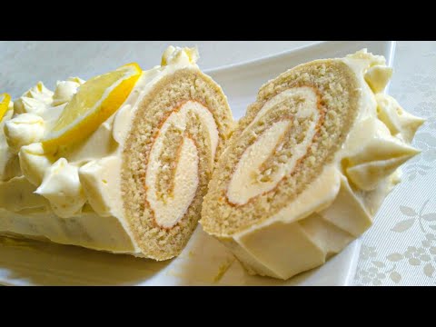 Видео: Лимонный рулет БЕЗ ГЛЮТЕНА