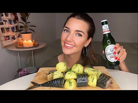 Видео: МУКБАНГЕРЫ ВЕРНЯЕВА СУДАКОВА || МУКБАНГ картошка скумбрия пиво potato fish beer || MUKBANG не асмр