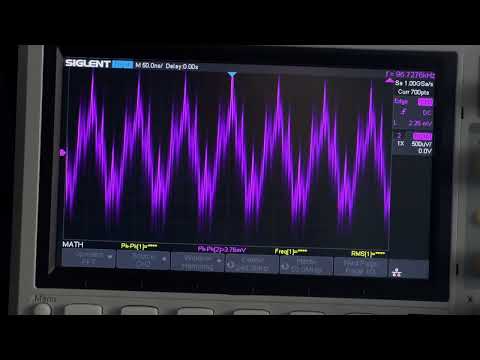 Видео: Смотрю на выходной сигнал TinySA и HackRF - осциллограммы + FFT
