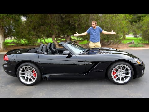 Видео: Dodge Viper SRT-10 2005 года, это безумная и халявная экзотическая машина