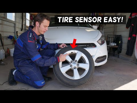 Видео: КАК ЗАМЕНИТЬ ДАТЧИК ДАВЛЕНИЯ В ШИНАХ НА DODGE JEEP CHRYSER RAM, ЗАМЕНА ДАТЧИКА TPMS